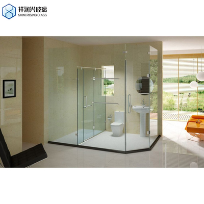 Demande personnalisée GB15763.2-2005 Porte de douche rectangulaire en verre trempé pour salle de bain à domicile
