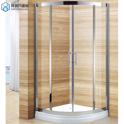 Demande personnalisée GB15763.2-2005 Porte de douche rectangulaire en verre trempé pour salle de bain à domicile