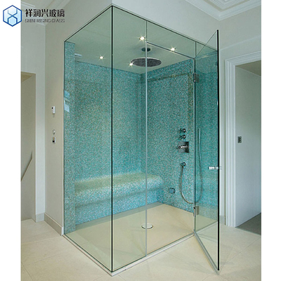 Porte pivotante rectangulaire multifonctionnelle personnalisée équipée de matériel de sécurité Porte de salle de douche
