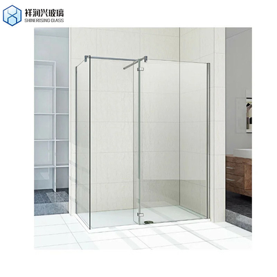 Conception sans cadre sur mesure Demande de verre trempé Porte coulissante de douche pour salle de bains