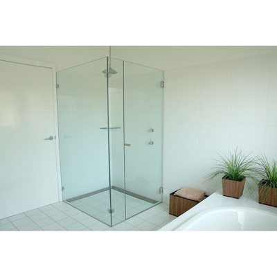 À l'extérieur Sice's Demand Dubai Cabine de salle de douche avec portes coulissantes de douche en verre flottant