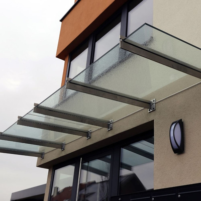 Verre flottant laminé de sécurité plat, clair, incolore, recuit, trempé