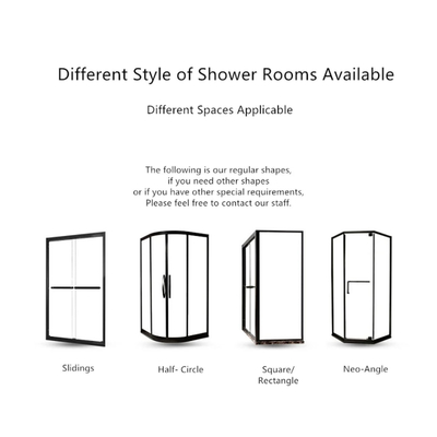 En tant que client de première épaisseur design sans cadre 600mm porte de douche pivotante avec verre transparent