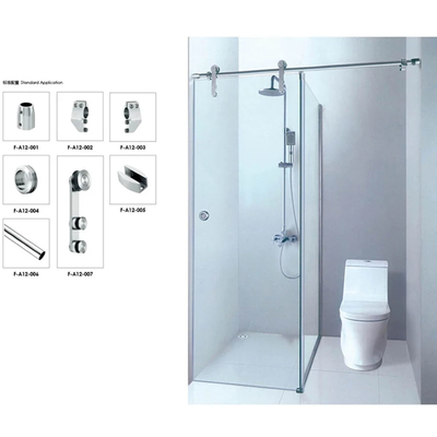 Full Frame Hidden Diamond Shower Room Corner Cabine de douche avec une épaisseur de verre de 10 mm