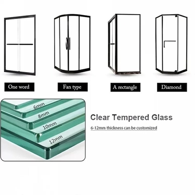 Technique porte coulissante en verre pour salle de bain salle de douche