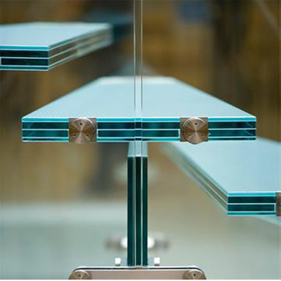 Fourniture de verre trempé stratifié avec bord plat poli