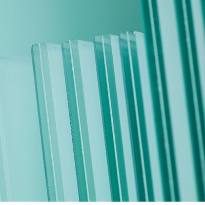 Verres laminés recouverts de couleur à bord poli plat pour la construction de bâtiments