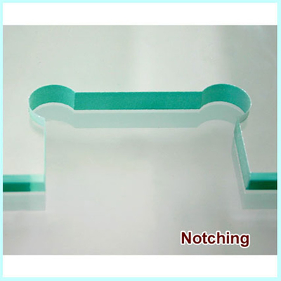 Verre de construction taille personnalisée verre de sécurité stratifié trempé avec film PVB 0,76