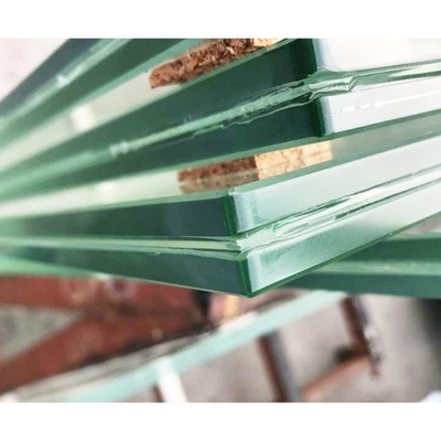 1830*2440/2140*3300/2440*3660 Verre laminé trempé PVB clair Verre durci de sécurité