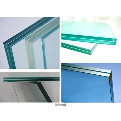 Architecture Plaques de verre laminé à double couche thermique