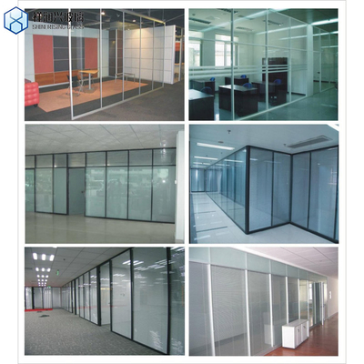 Barrière d'air publique de 1,8 mètre de hauteur Clôture en verre en aluminium avec norme GB15763.2-2005