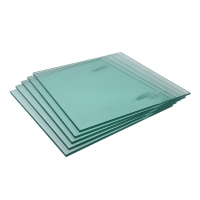 Vêtements de façade de meubles à bord poli plat 6 mm vitrage durci pour demande personnalisée
