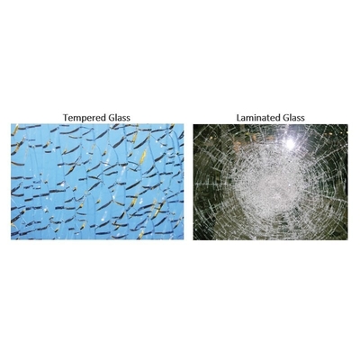 Fournir directement des panneaux de toit en verre trempé transparent avec des bords polis plats