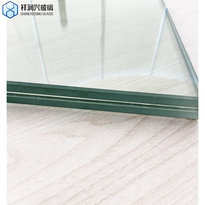 Plate Polissée 6,38 mm 8,38 mm 8,76 mm 10,38 mm Verre stratifié de sécurité de bâtiment clair / coloré