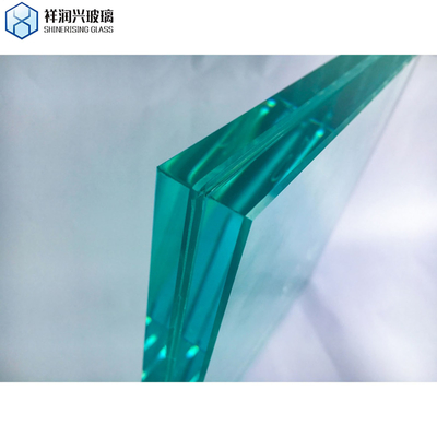 Plate Polissée 6,38 mm 8,38 mm 8,76 mm 10,38 mm Verre stratifié de sécurité de bâtiment clair / coloré