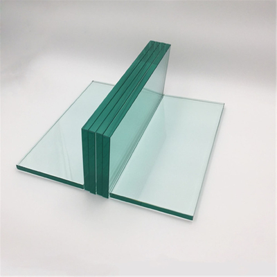 Verre trempé plat poli pour la construction de murs-rideaux de fenêtres à partir du traitement du verre