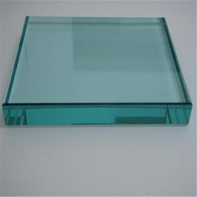 Verre trempé plat poli pour la construction de murs-rideaux de fenêtres à partir du traitement du verre