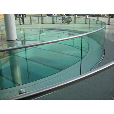 Verre trempé plat poli pour la construction de murs-rideaux de fenêtres à partir du traitement du verre