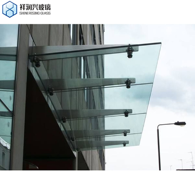 Verre de construction trempé laminé/transparent flottant en forme de verre pour installations extérieures