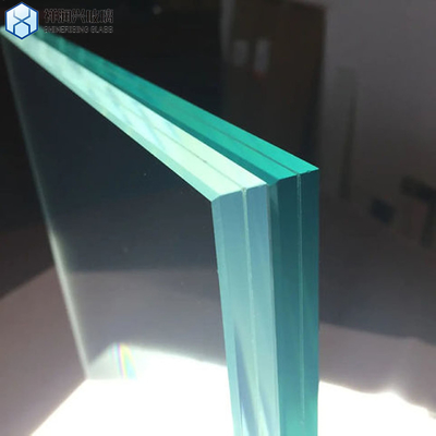Verre stratifié trempé pour la décoration/construction Épaisseur personnalisée Demande