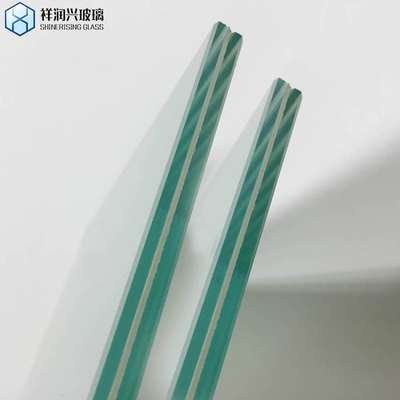 Verre stratifié trempé pour la décoration/construction Épaisseur personnalisée Demande