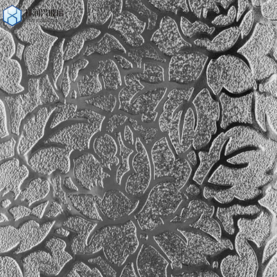 Verre à motifs décoratifs en forme de figurines de couleur teintée claire et solide de 4 mm pour la certification CE