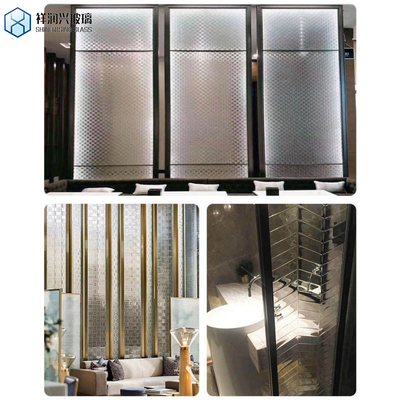 6mm câblé Qingdao Shinerising câble de verre à motifs Parfait pour la demande de construction couches
