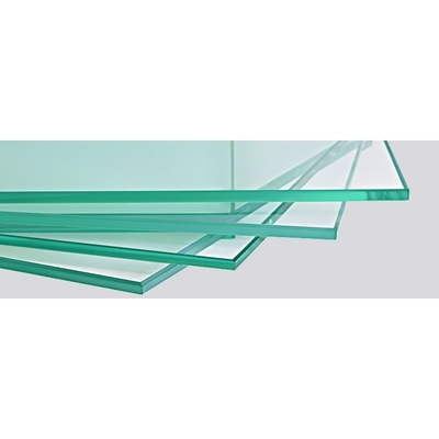 Parement en verre trempé plat 10 mm 12 mm Parement de bureau transparent entièrement trempé