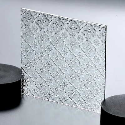 Optimax couches comme le client premier verre ondulé décoratif de roseau pour fenêtres et portes