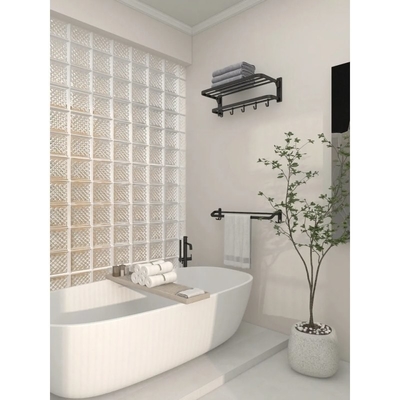 Verre à motifs moulés pour décoration de douche décoratif