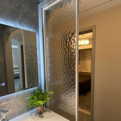 Verre bronzé vert extra-clar avec motif diamanté standard GB15763.2-2005