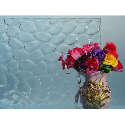 Verre bronzé vert extra-clar avec motif diamanté standard GB15763.2-2005