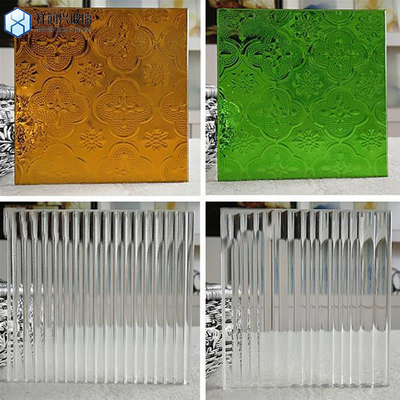 Panneaux de verre stratifiés à motif flottant clair personnalisés pour la transformation intérieure