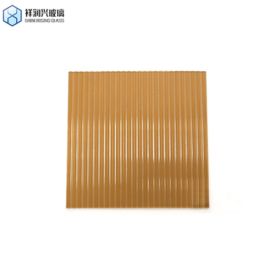 Glace flottante à motifs clairs Chinchilla Karatachi Brown Glace en relief pour le bâtiment