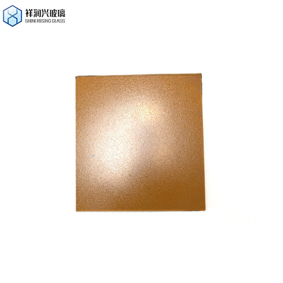Diamant d'eau brune en relief courbe durci écran de douche verre sur mesure demande