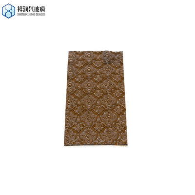 Certifié ISO 3mm-8mm en bronze clair Karatachi Qingdao Mistlite Flora Fluted Pattern Glass