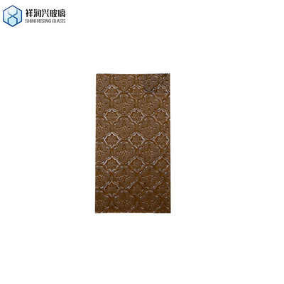 Certifié ISO 3mm-8mm en bronze clair Karatachi Qingdao Mistlite Flora Fluted Pattern Glass