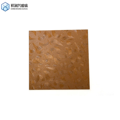 Principaux produits 5 mm de verre en relief brun stratifié pour le verre à motifs de Qingdao 2023
