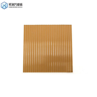 5.5mm 6mm 8mm 10mm Ultra Clear Moru Glass Brown Glass à motifs en verre figuré pour la décoration