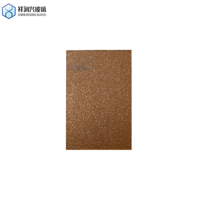 Type de rouleau unique de couleur de couleur solide de couleur brune de verre à motifs Qingdao Moru Karatachi