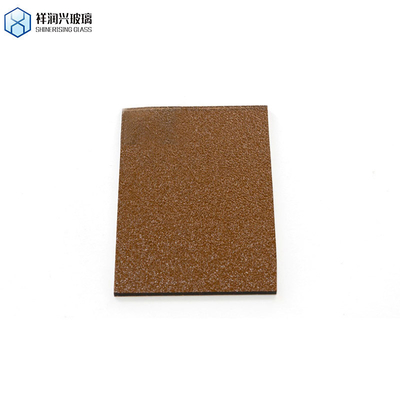 Type de rouleau unique de couleur de couleur solide de couleur brune de verre à motifs Qingdao Moru Karatachi