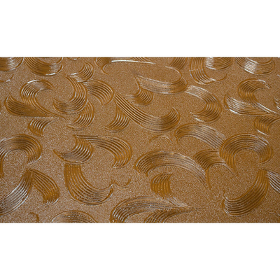 3 mm, 4 mm, 5 mm, verre de couleur à motif personnalisé, marron, verre en relief, verre de sécurité, rouleau unique