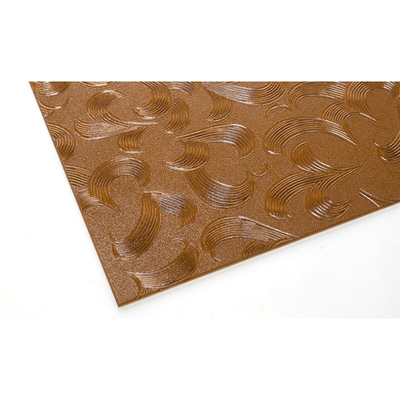 3 mm, 4 mm, 5 mm, verre de couleur à motif personnalisé, marron, verre en relief, verre de sécurité, rouleau unique