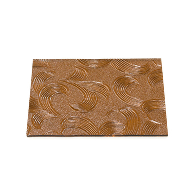 4 mm-10 mm Divers motifs Verre Figure Verre Float Verre Marron Verre de sécurité en relief
