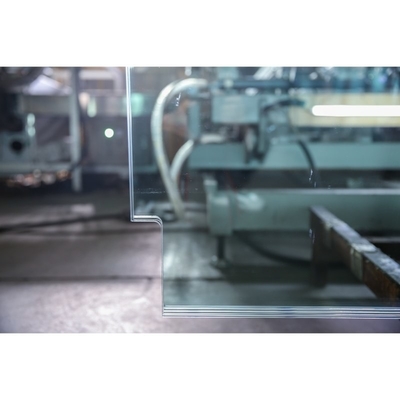 Balustrade en verre trempé de 10 mm avec poignée laminée