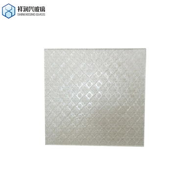 Verre à motifs cristallins pour portes et fenêtres de bâtiments de Karatachi Glasschina
