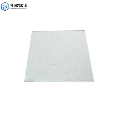 Verre à motifs de flore transparent 3 mm 4 mm 5 mm pour fenêtre de salle de bains de Chinhilla Glasschina