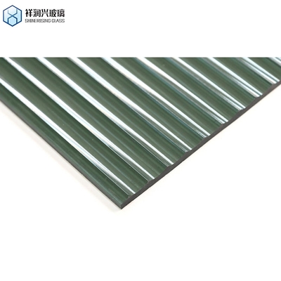 Verre à motifs décoratifs de 4 mm de couleur teintée claire, parfait pour les couches de fenêtre