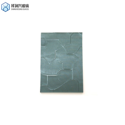 Verre à motifs 4mm 6mm 8mm 12mm Conception personnalisée Figure de verre Tempered Glass Bégonie