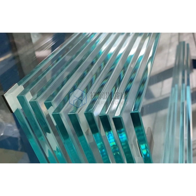 Verre de salle de bain rectangulaire sur mesure Verre ultra-transparent Verre trempé stratifié